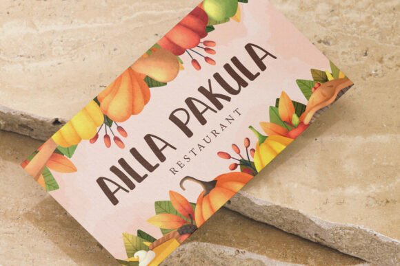 Apple Pumpkin Font PNG with transparent background - Preview 2