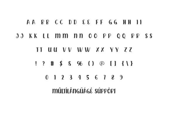 Apple Pumpkin Font PNG with transparent background - Preview 4