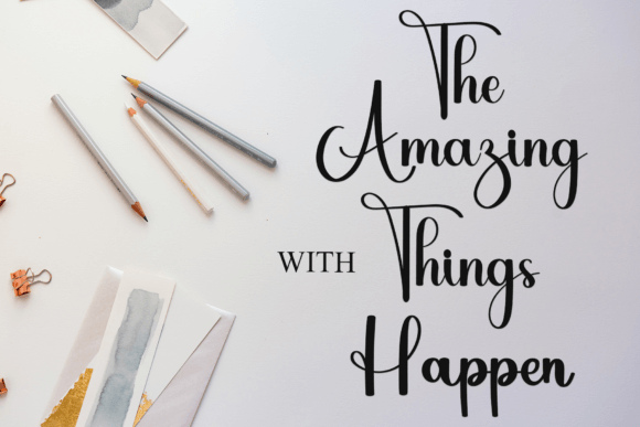 Authentic Signature Font - Preview 2