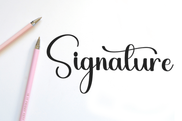 Beautiful Signature Font - Preview 6