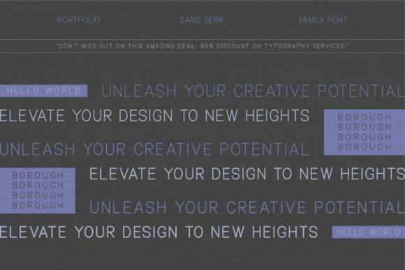 Borough Font - Preview 1
