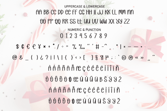 Candy Canes Font - Preview 6