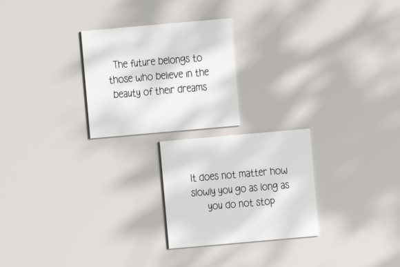 Card Year Font - Preview 1