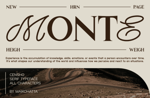 Censho Font - Preview 3