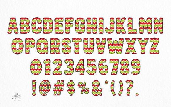 Christmas Army Bundle Font - Preview 1