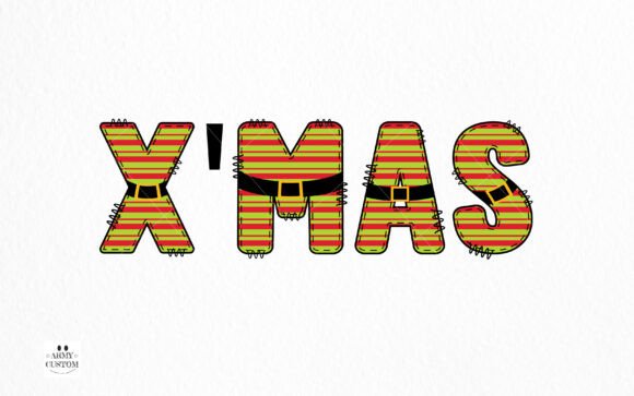 Christmas Army Bundle Font - Preview 2