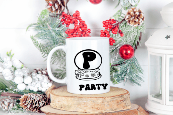 Christmas Globe Font PNG with transparent background - Preview 6