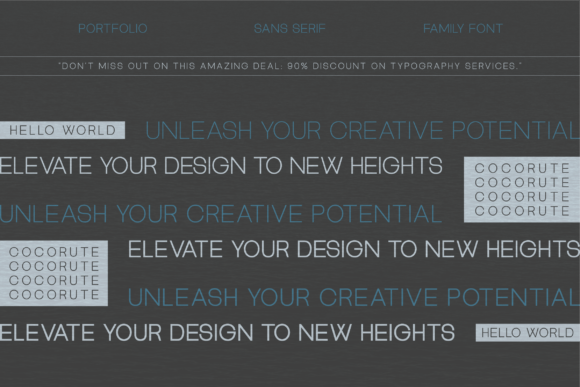 Cocorute Font - Preview 1