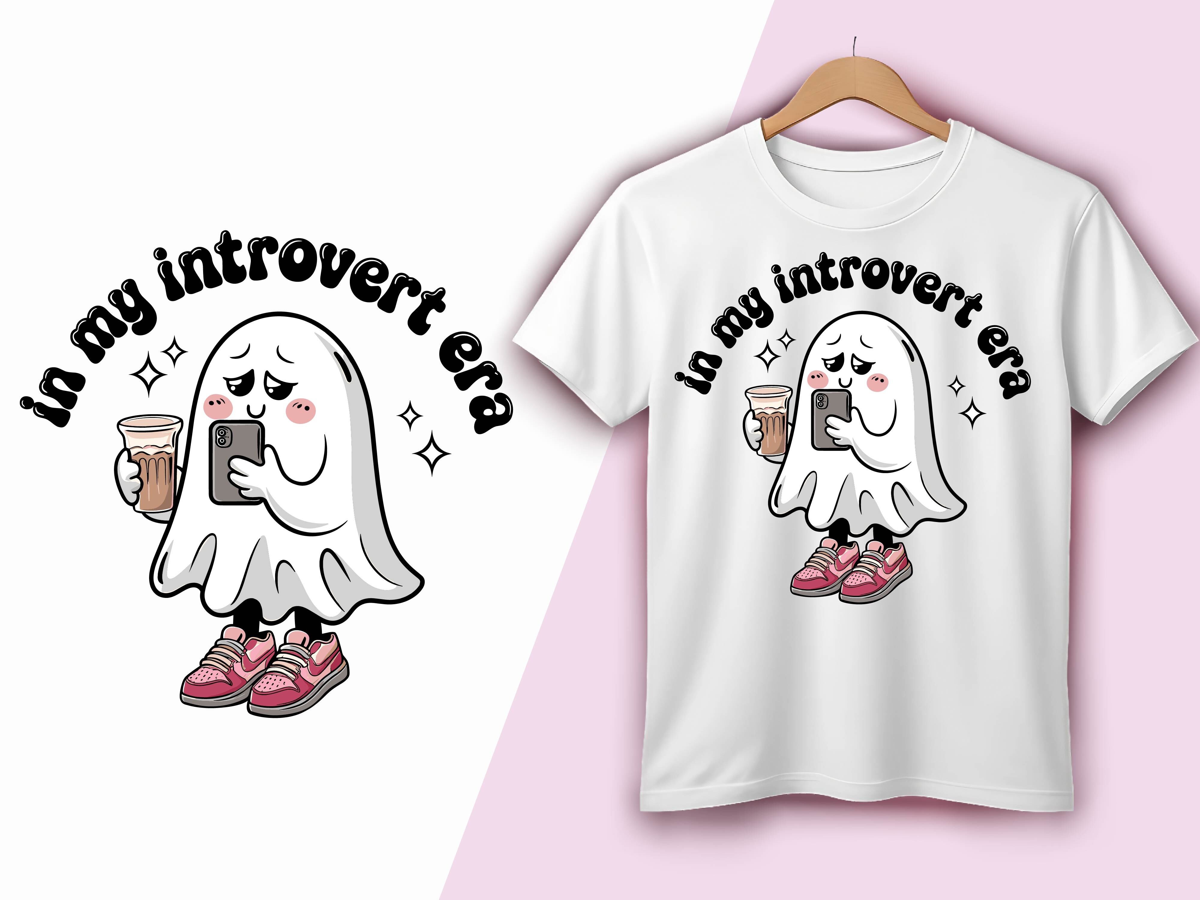 In My Introvert Era Ghost Coffee Lover. Graphic by Trendy Creative ...