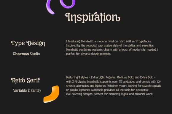 Mondwild Font PNG with transparent background - Preview 5