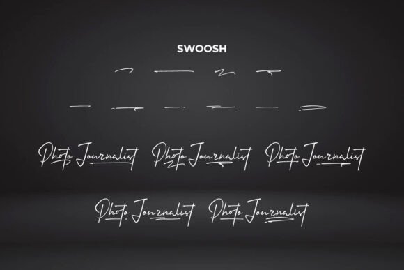 Photo Journalist Font PNG with transparent background - Preview 6