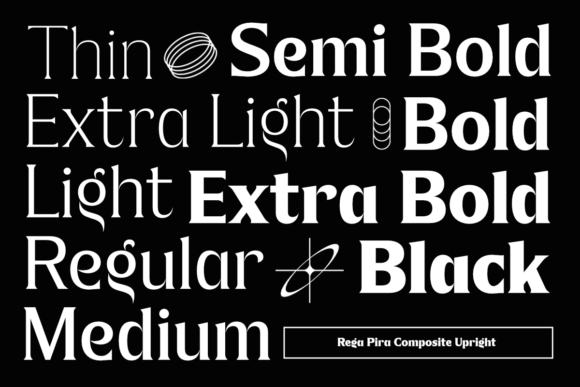 Rega Pira Font PNG with transparent background - Preview 1