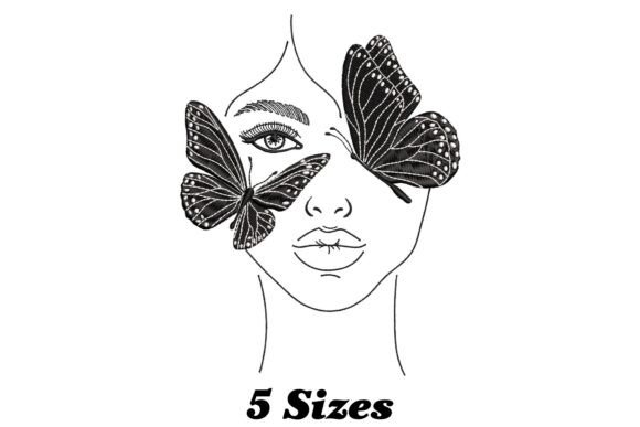 Woman with Butterfly