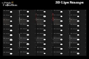 100+ Procreate 3D 3D Lip Stamps Graphic by myprintscollection ...