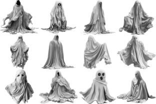 100+ Procreate 3D Ghost Stamps Graphic by myprintscollection · Creative ...