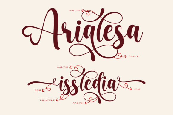 Arialesa Font - Preview 4