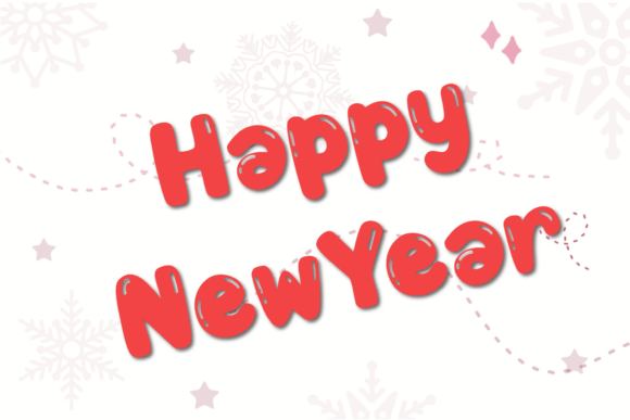 Christmas Bookish Font PNG with transparent background - Preview 1