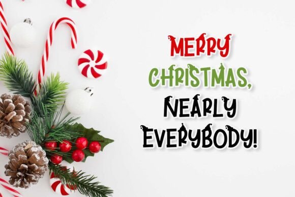 Christmas Season Font - Preview 1