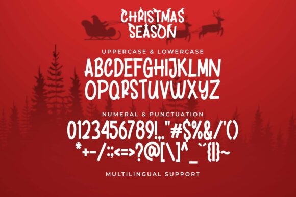 Christmas Season Font - Preview 4
