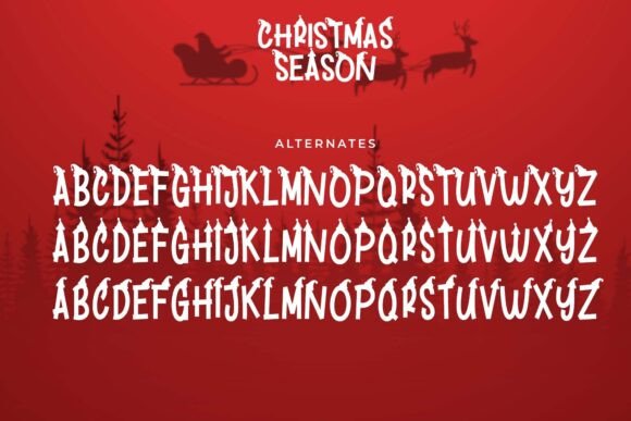 Christmas Season Font - Preview 5