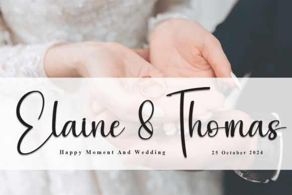 Christmas Signature Font - Preview 1
