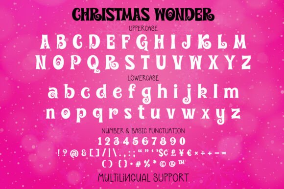 Christmas Wonder Font - Preview 6