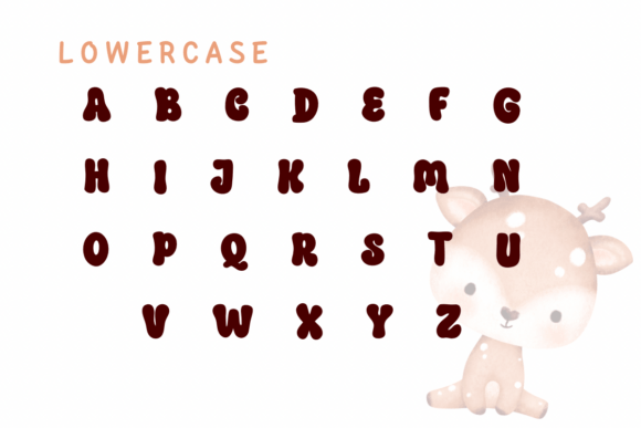 Christmas Deer Font - Preview 2