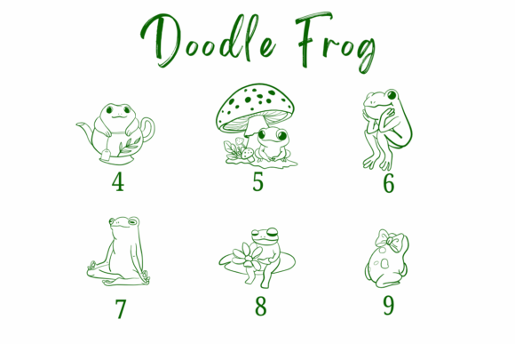 Doodle Frog Font - Preview 3