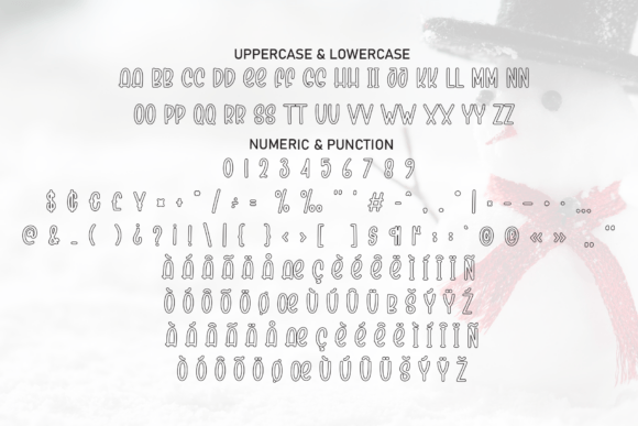 Happy Snowman Font - Preview 6