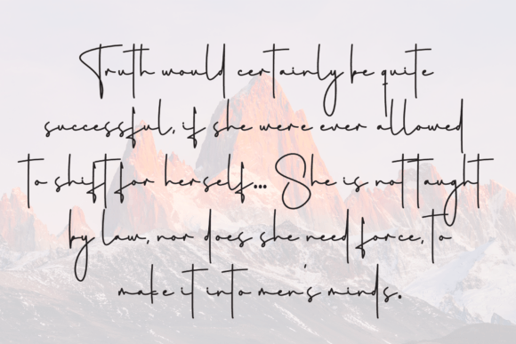 Kayla Script Font PNG with transparent background - Preview 5