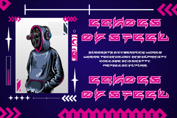 Neuro Hack Font PNG with transparent background - Preview 2