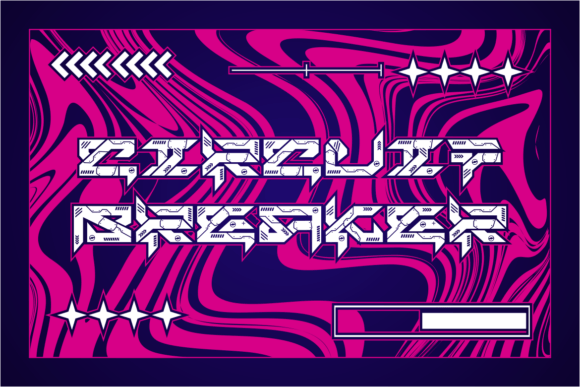 Neuro Hack Font PNG with transparent background - Preview 4
