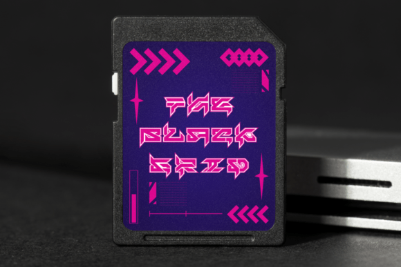 Neuro Hack Font PNG with transparent background - Preview 5