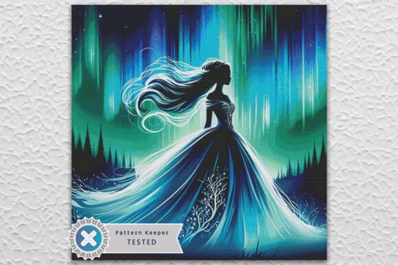 Northern Lights Princess Cross Stitch