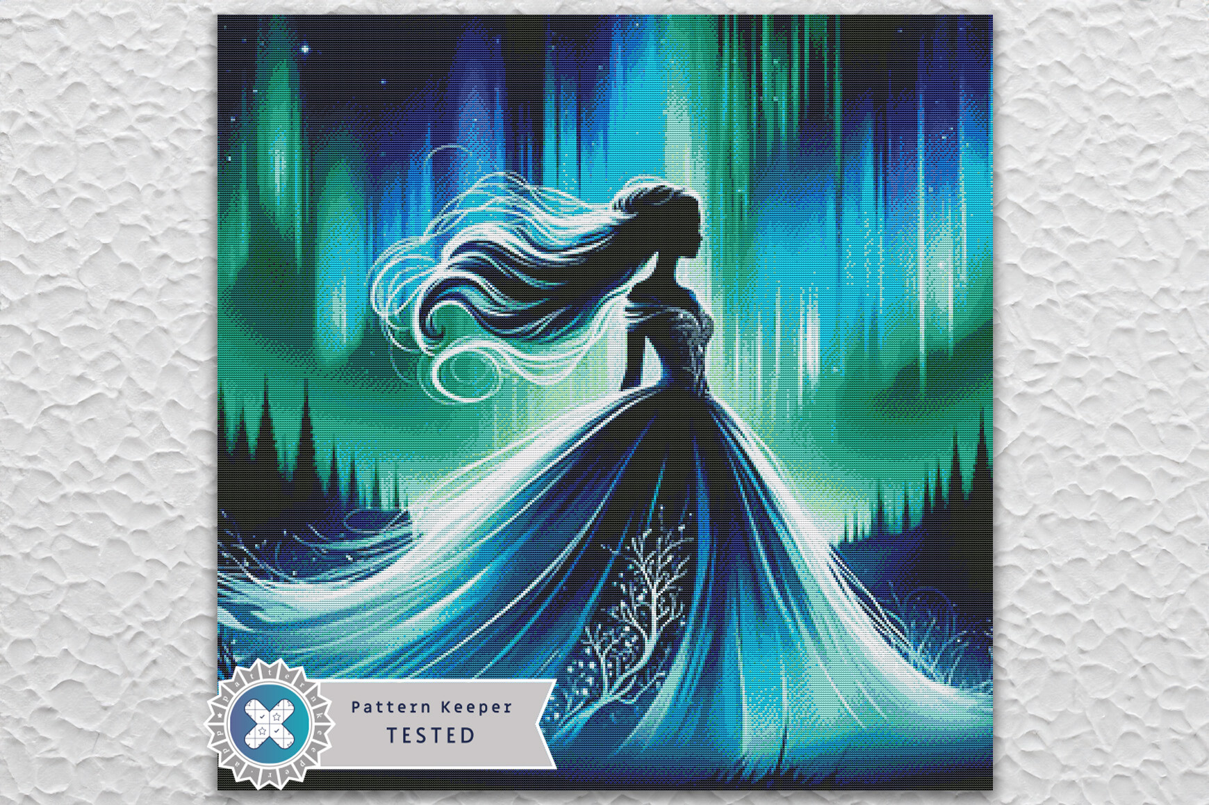 Northern Lights Princess Cross Stitch