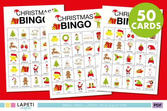 Printable Family Christmas Bingo