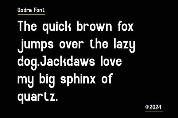 Qodra Sans Serif Font PNG with transparent background - Preview 3