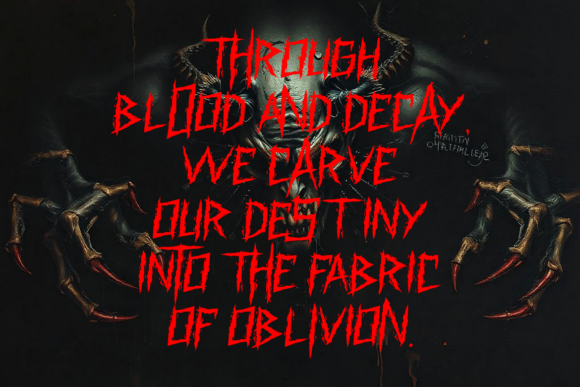 Smoky Ghost Font PNG with transparent background - Preview 1