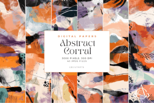 Abstract Corral Background Graphic by Cecily Arts · Creative Fabrica