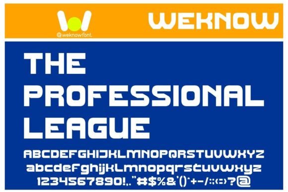 American Football Font - Preview 1