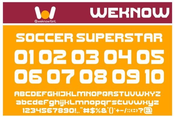 American Football Font - Preview 2