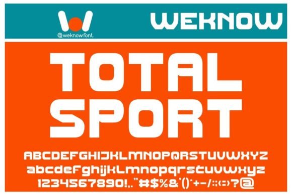 American Football Font - Preview 4