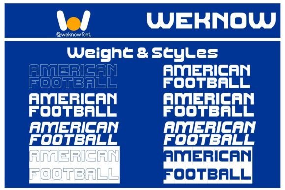 American Football Font - Preview 5