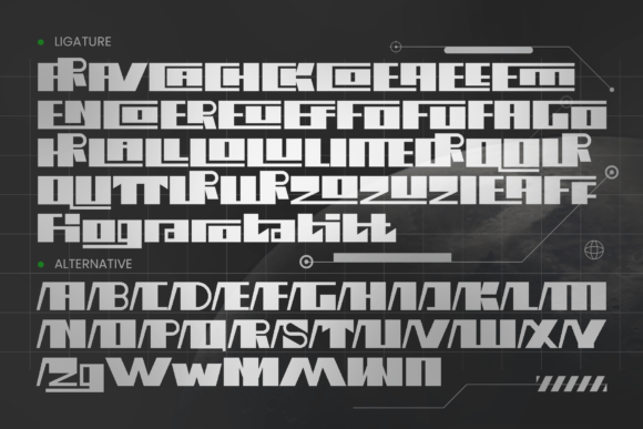 Areocheck Font - Preview 3