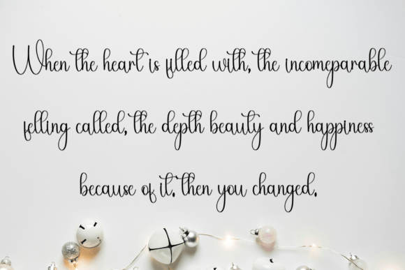 Beauty Charistmas Font PNG with transparent background - Preview 3
