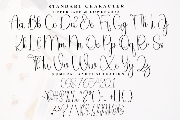 Beauty Charistmas Font PNG with transparent background - Preview 4