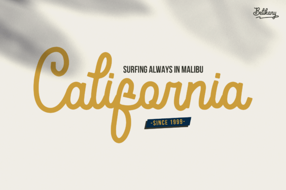 Belikary Font - Preview 3