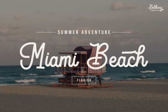 Belikary Font - Preview 6