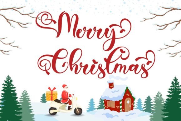 Christmas Aesthetic Font font preview - 1