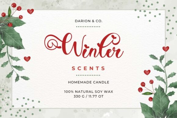 Christmas Aesthetic Font font preview - 5